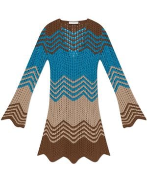 Akep Long Sleeve Dress - Blue