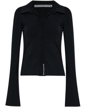 Alexander Wang Top With A Collar - Black