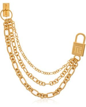 Balmain Brass Pin - Metallic