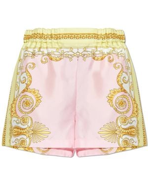 Versace Silk Shorts - Pink