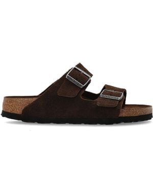 Birkenstock 'Arizona Bs' Slides - Brown