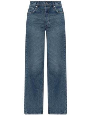 Anine Bing Straight-Leg Jeans - Blue