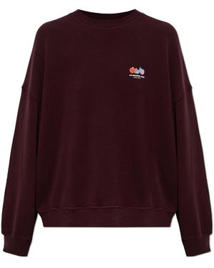 American Vintage Sweatshirt With Logo - Red