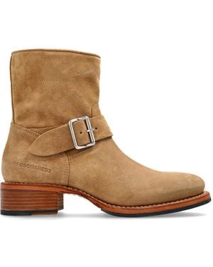 DSquared² 'Harley' Ankle Boots - Brown
