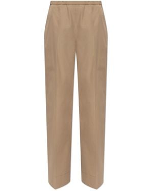Moncler Wide-Leg Trousers - Natural