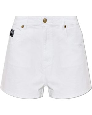 Versace Jeans Couture Denim Shorts - White