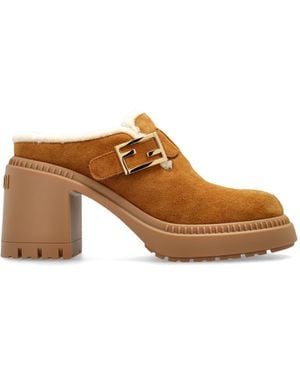 Fendi High Heel Shoes - Brown