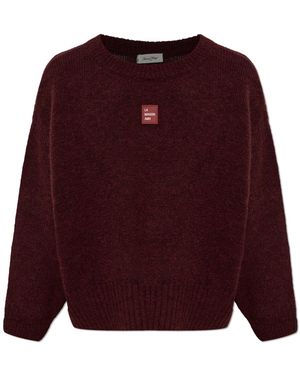 American Vintage Jumper With Patch - Red