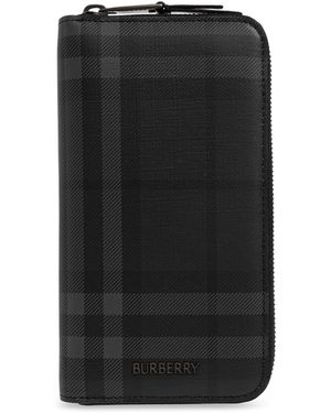 Burberry Wallet With Logo - Black