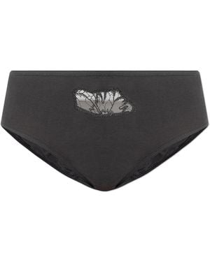 Hanro Cotton Briefs - Black