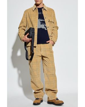 Burberry Crew Neck Sweater - Blue