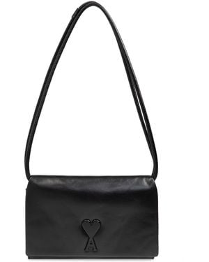 Ami Paris Shoulder Bag - Black