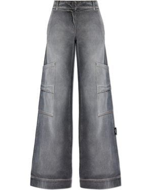 Off-White c/o Virgil Abloh Jeans With Logo - Grey
