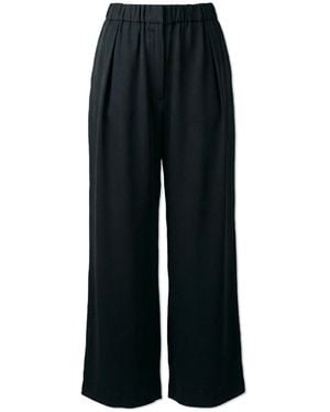 Jil Sander Wide-Leg Trousers - Black