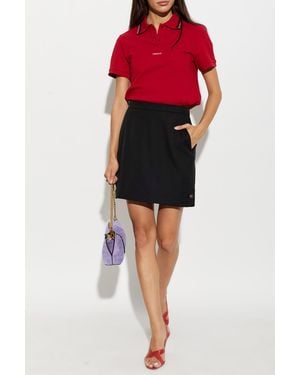 Versace Polo With Embroidered Logo