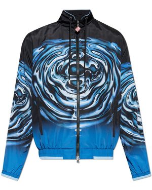 CASABLANCA Jacket With Pockets - Blue