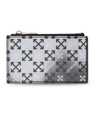 Off-White c/o Virgil Abloh Leather Wallet - Grey