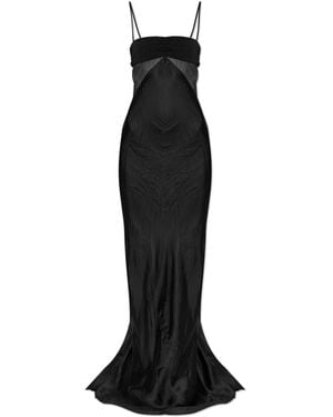 Rick Owens Off-Shoulder Dress - Black