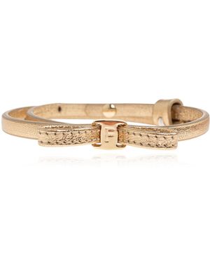 Ferragamo Leather Bracelet - Metallic
