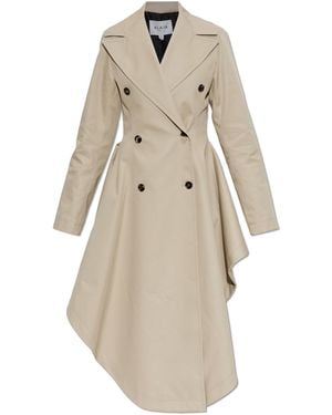 Alaïa Asymmetric Coat - White