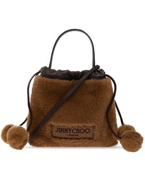 Jimmy Choo 'Drawstring' Bag - Brown