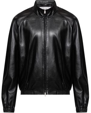Acne Studios Leather Jacket - Black