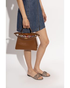 Fendi Bag 'Peekaboo Iseeu Small' - Brown