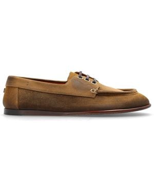 Dolce & Gabbana 'Panfilo' Suede Shoes - Brown
