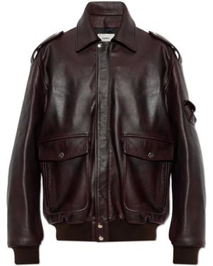 Coperni Leather Jacket - Brown