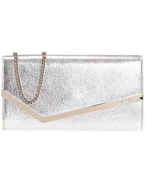 Jimmy Choo 'Emmie' Shoulder Bag - White