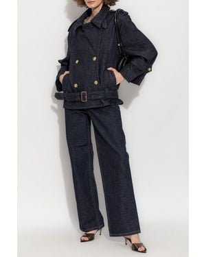 Self-Portrait Denim Jackets - Blue