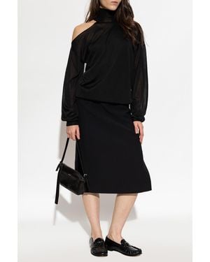 Fendi Silk Top - Black
