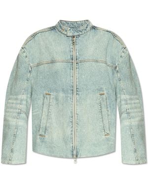 DIESEL 'De-Marge-Fse' Denim Jacket - Green