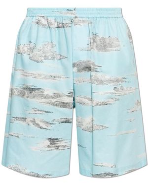 Moschino Printed Shorts - Blue