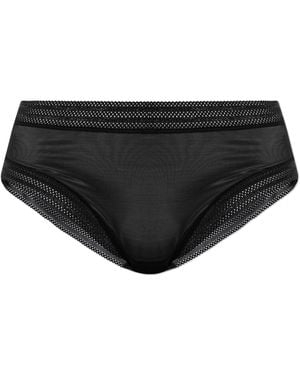 Hanro Transparent Bra - Black