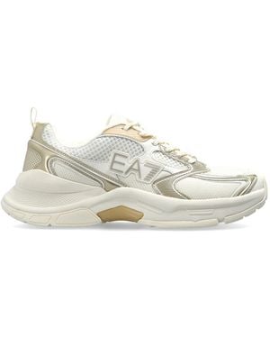 EA7 Sports Shoes With Logo - White