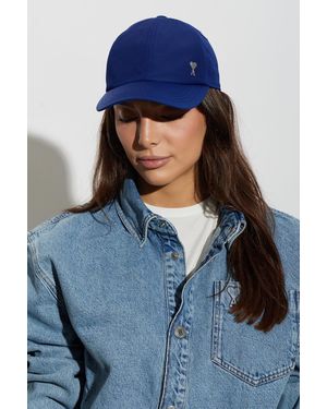 Ami Paris Baseball Cap - Blue