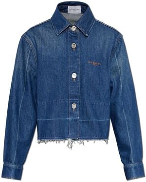 Givenchy Polo With Logo - Blue