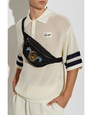 KENZO Belt Bag With Logo - Natural