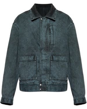 Dries Van Noten Denim Jacket `veperny`, - Green