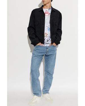 Paul Smith T-Shirt With Print - Blue