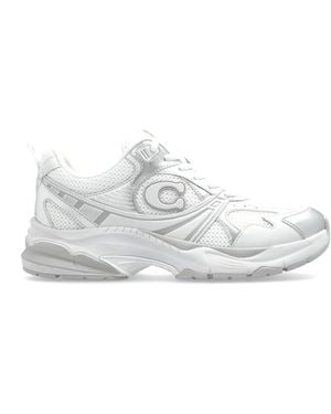 COACH Sports Shoes With Logo - White