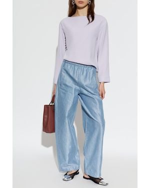 Emporio Armani High-Waisted Jeans - Blue