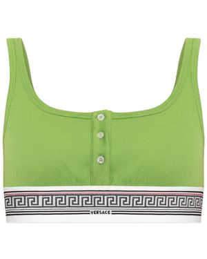 Versace Cotton Bra - Green