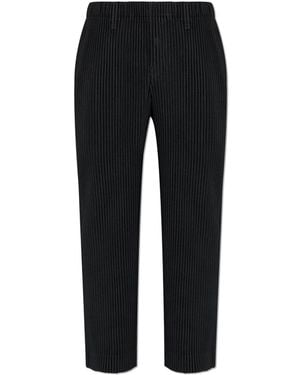 Homme Plissé Issey Miyake Pleated Trousers - Black