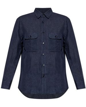 Brioni Linen Shirt - Blue