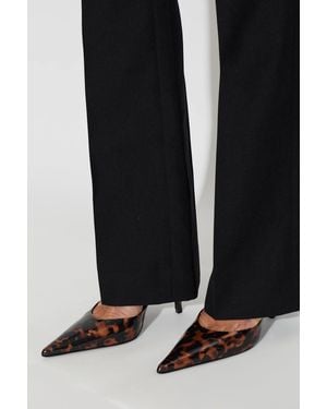 Balmain Leather Heeled Shoes - Black
