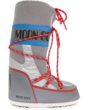 Moon Boot "Icone Space Racing" Snow Boots - Red