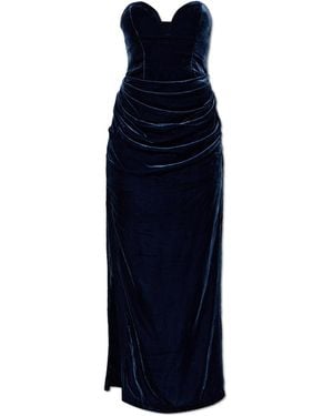 ROTATE BIRGER CHRISTENSEN Velvet Dress - Blue
