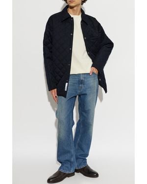 A.P.C. Quilted Jacket 'Georges' - Blue